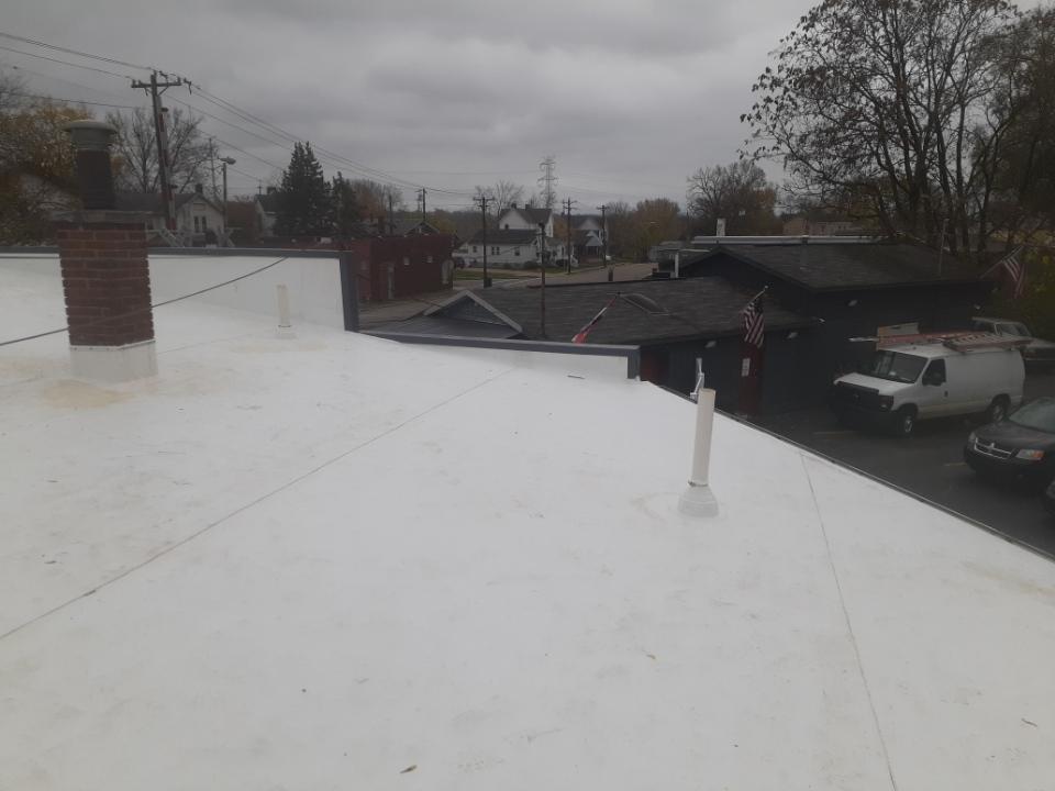 Commercial Bar Flat Roof Replacement detailed photo 2